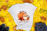 Fall Sublimation Design - I Love Fall Most of All