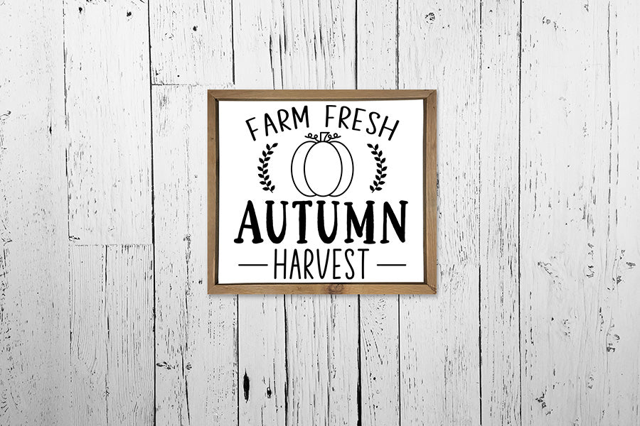 Fall Farmhouse SVG, Farm Fresh Pumpkins