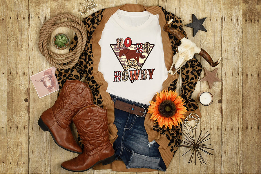 Ho Ho Howdy - Western Christmas Sublimation