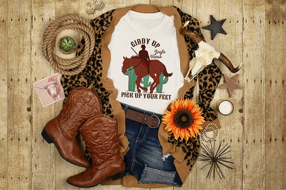 Western Christmas PNG Sublimation Design