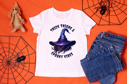 Halloween PNG | Thick Thighs & Spooky Vibes