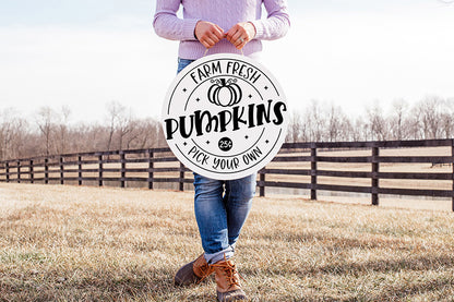 Farm Fresh Pumpkins | Fall Farmhouse SVG