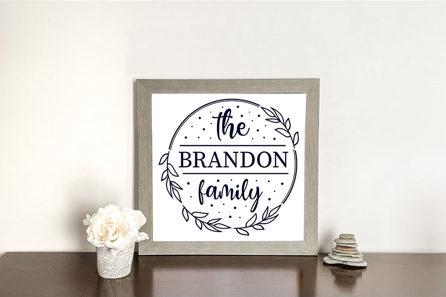 Family Name Monogram SVG | Monogram SVG