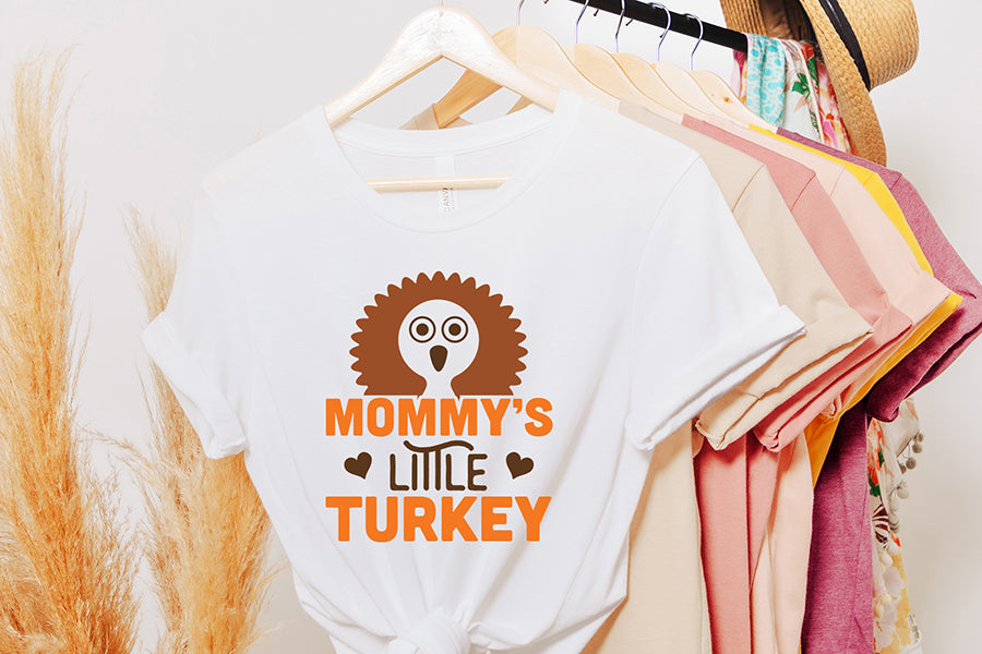 Mommy's Little Turkey SVG