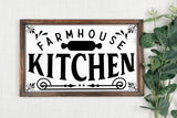 Farmhouse Kitchen SVG | Vinage Kitchen Sign SVG