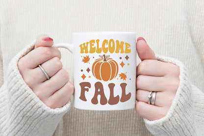 Retro Fall SVG - Welcome Fall Cut File