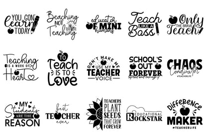 Teacher SVG Bundle