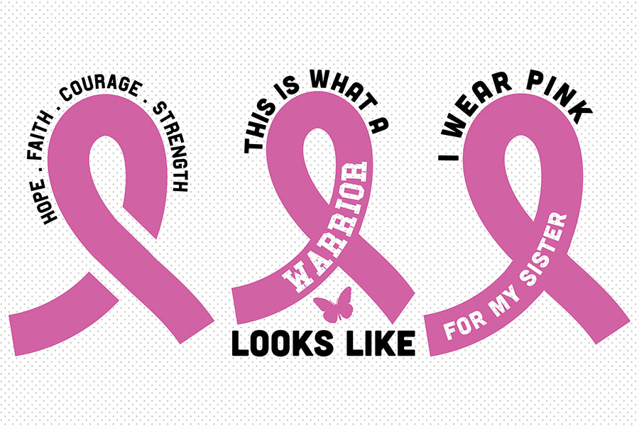 Breast Cancer Awareness SVG Bundle Vol.4