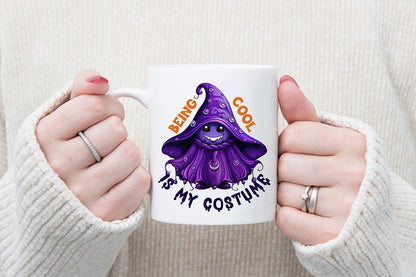 Funny Halloween Quote PNG - Being Cool is My Costume