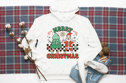 Retro Merry Christmas Sublimation Design