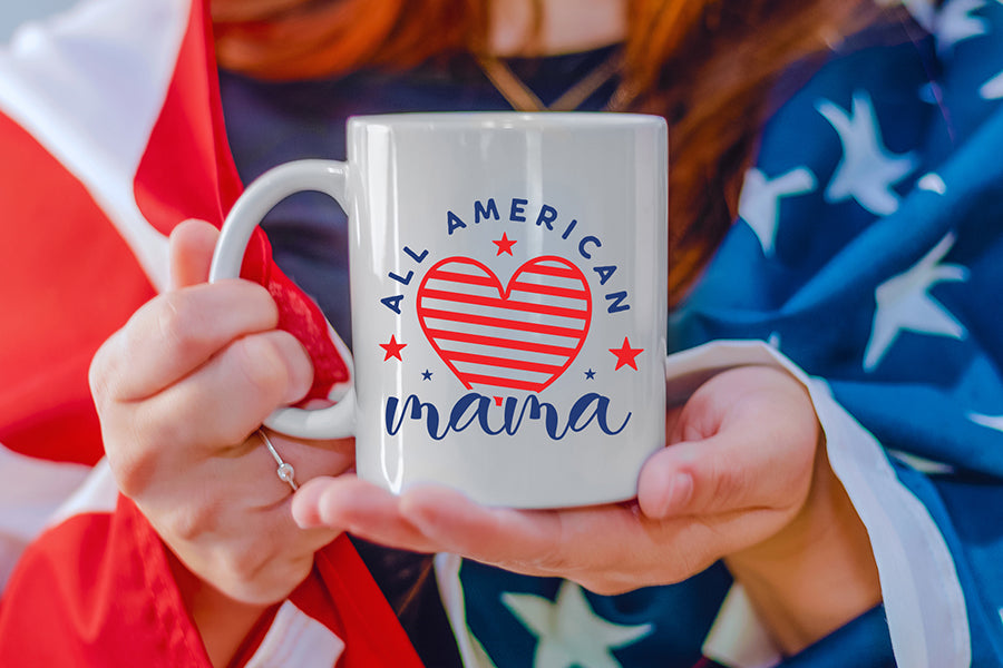 All American Mama SVG | 4th of July SVG