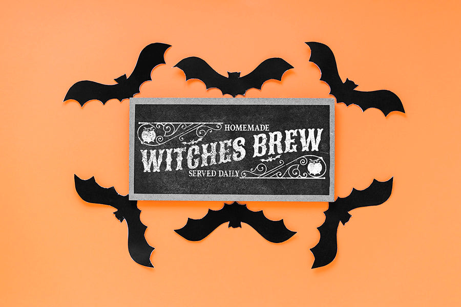 Vintage Halloween Sign SVG | Witches Brew SVG