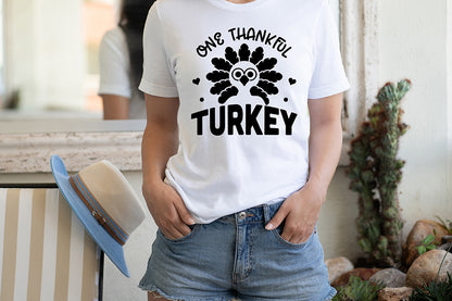 One Thankful Turkey SVG