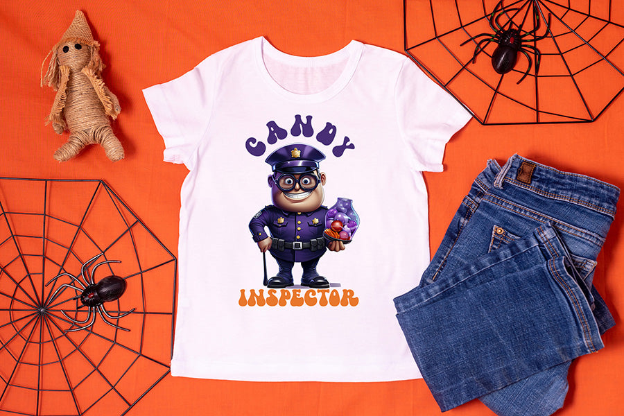 Candy Inspector, Halloween Sublimation Design
