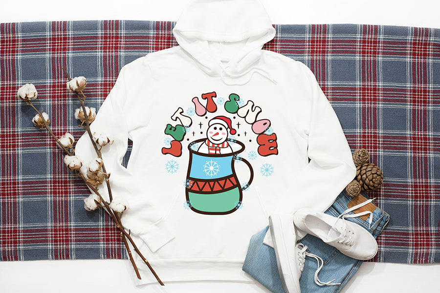 Let It Snow | Retro Christmas PNG