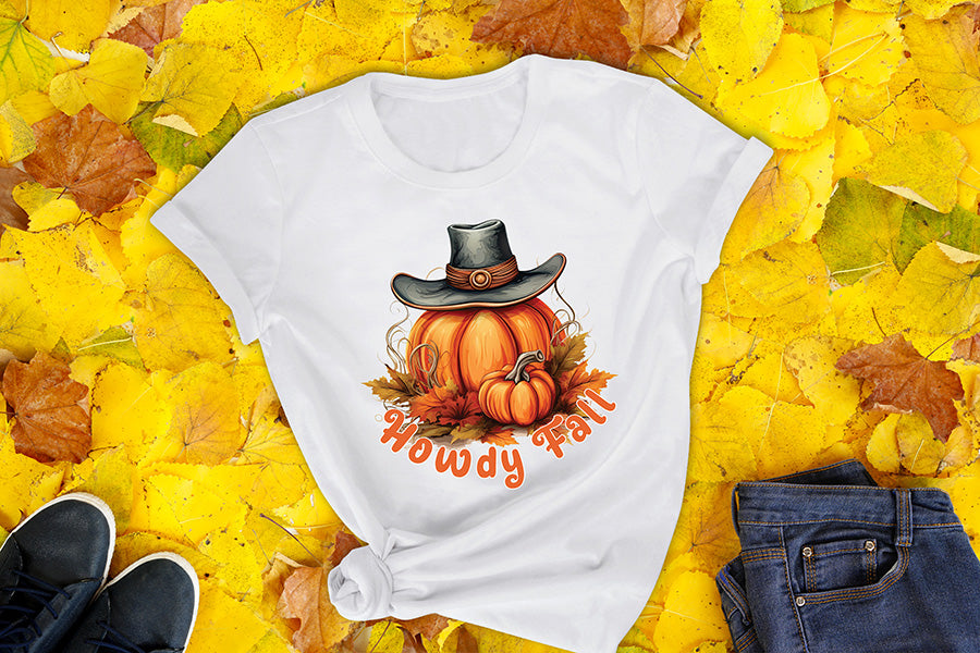 Fall Sublimation Design, Howdy Fall PNG
