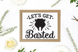 Let's Get Basted, Thanksgiving Sign SVG