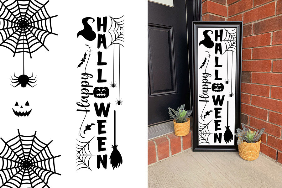 Happy Halloween SVG | Halloween Porch Sign SVG