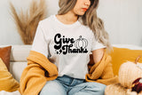 Give Thanks SVG - Retro Thanksgiving SVG