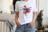 Fairy Dragonfly Watercolor Sublimation