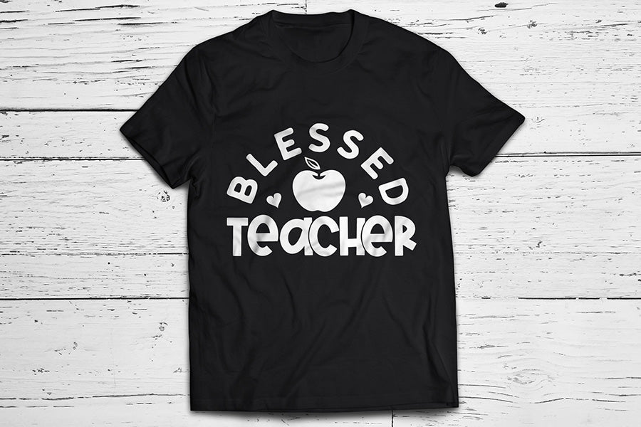 Blessed Teacher Cut File, Teacher SVG