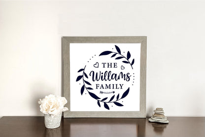 Family Monogram SVG - Family Name SVG