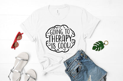 Going to Therapy is Cool | Mental Health SVG