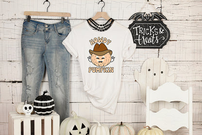 Howdy Pumpkin PNG - Retro Halloween Sublimation