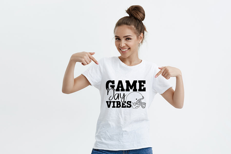 Game Day Vibes | Football SVG Cut File