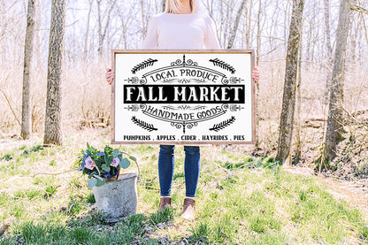 Vintage Fall Sign | Fall Market Cut File