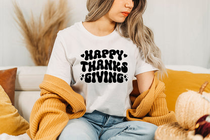 Happy Thanksgiving Retro SVG Design