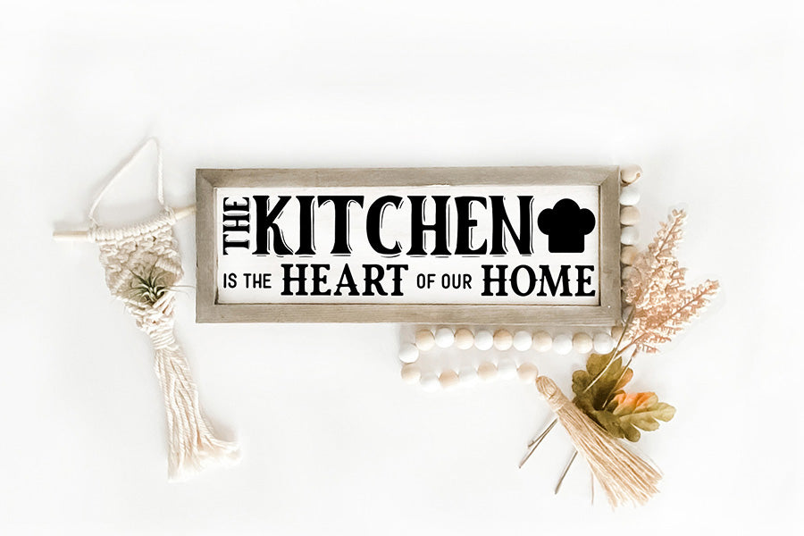 Kitchen is the Heart of Our Home SVG Vintage Sign