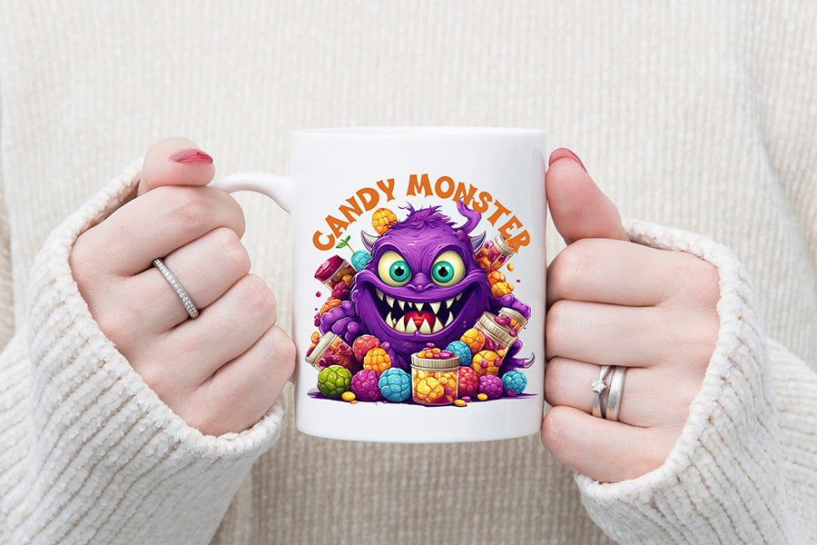 Funny Halloween Quote PNG | Candy Monster PNG