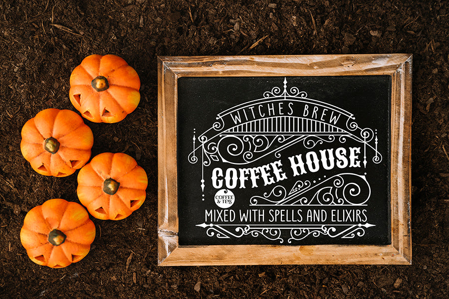 Coffee House, Halloween Kitchen Sign SVG