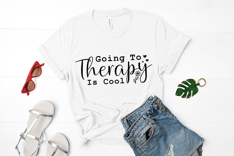 Going to Therapy is Cool - Mental Health SVG