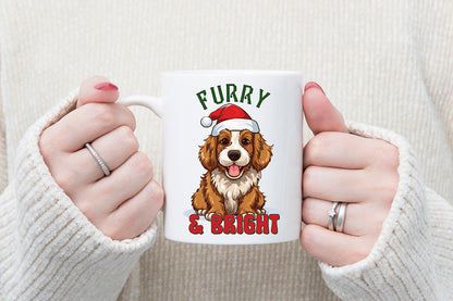 Furry & Bright, Christmas PNG Sublimation