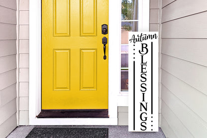 Autumn Blessings - Fall Porch Sign SVG