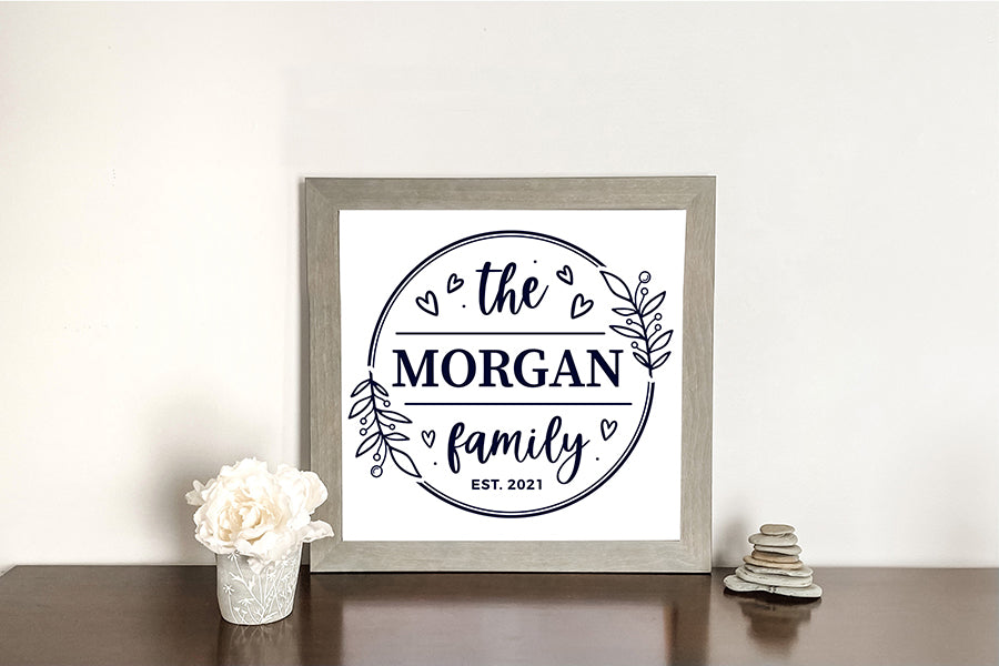 Family Monogram SVG |  Family Name SVG