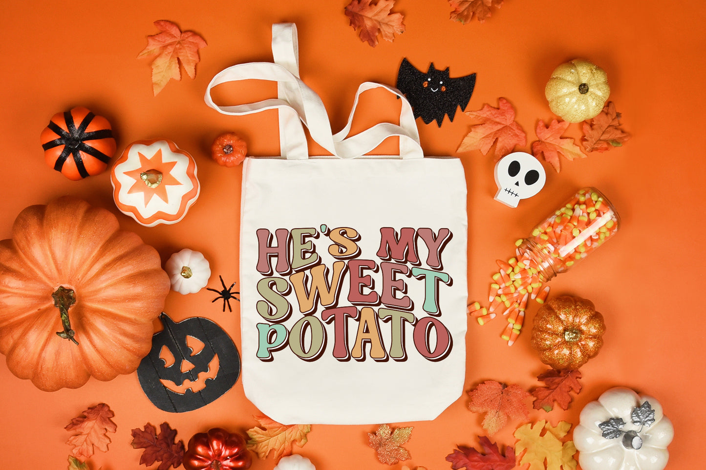 He's My Sweet Potato - Retro Thanksgiving PNG