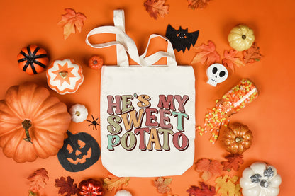 He's My Sweet Potato - Retro Thanksgiving PNG