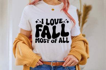 I Love Fall Most of All, Retro Fall SVG