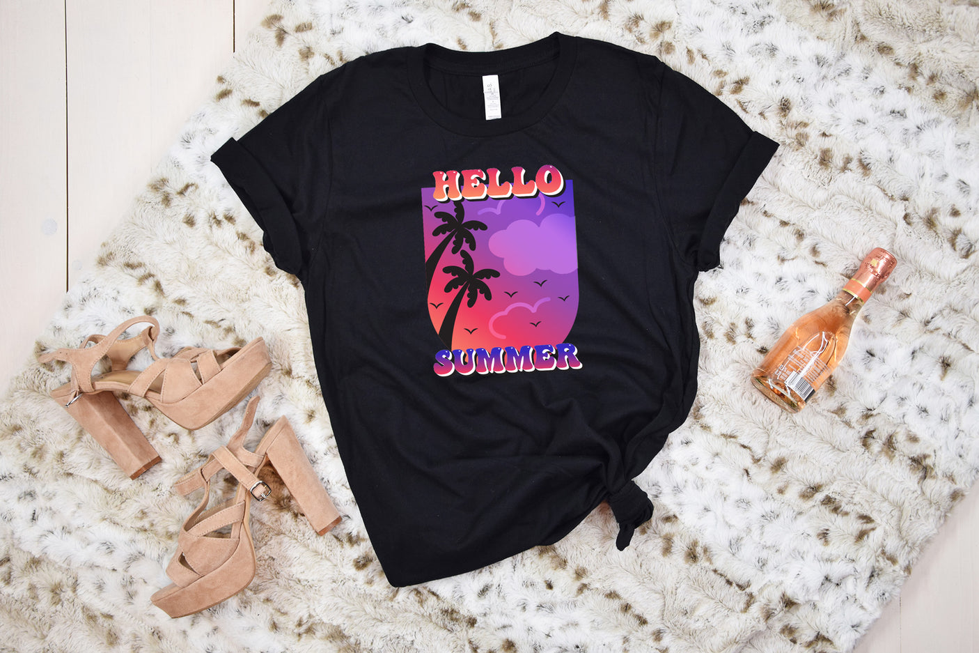 Retro Summer Sublimation | Hello Summer PNG