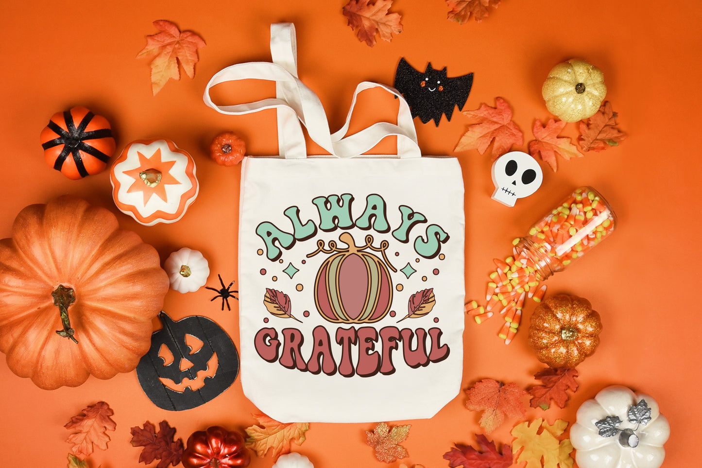 Retro Thanksgiving Sublimation - Always Grateful