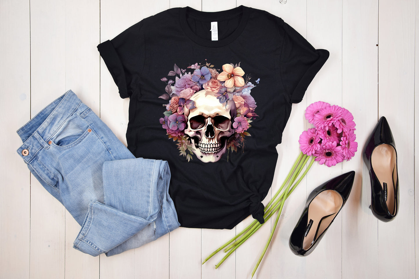 Fairy Skull Floral Sublimation Bundle