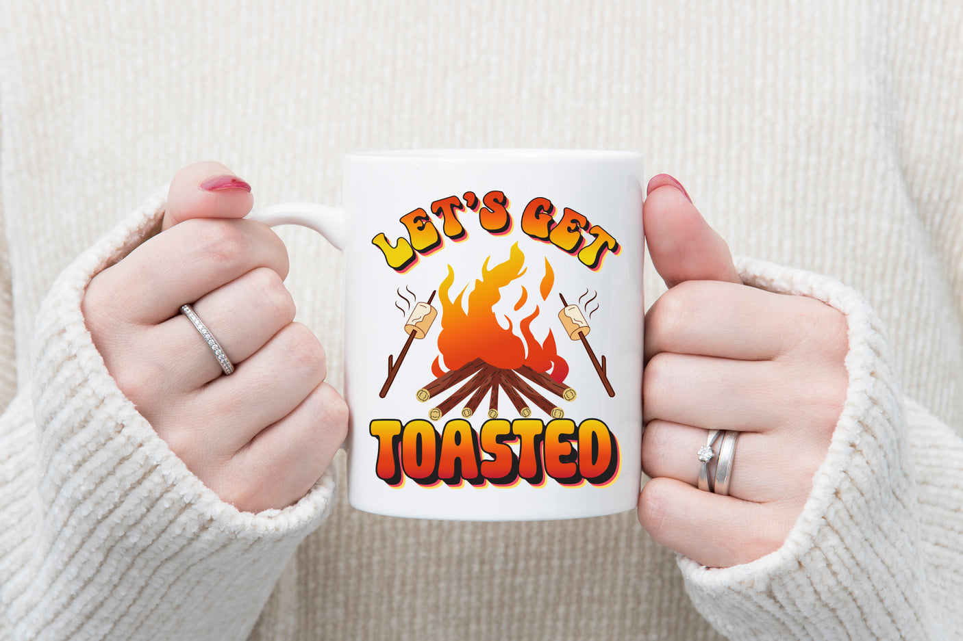 Retro Camping PNG - Let's Get Toasted