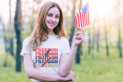 Retro 4th of July Sublimation - Freedom PNG