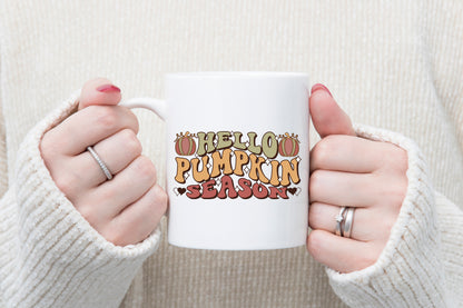 Retro Thanksgiving PNG - Hello Pumpkin Season