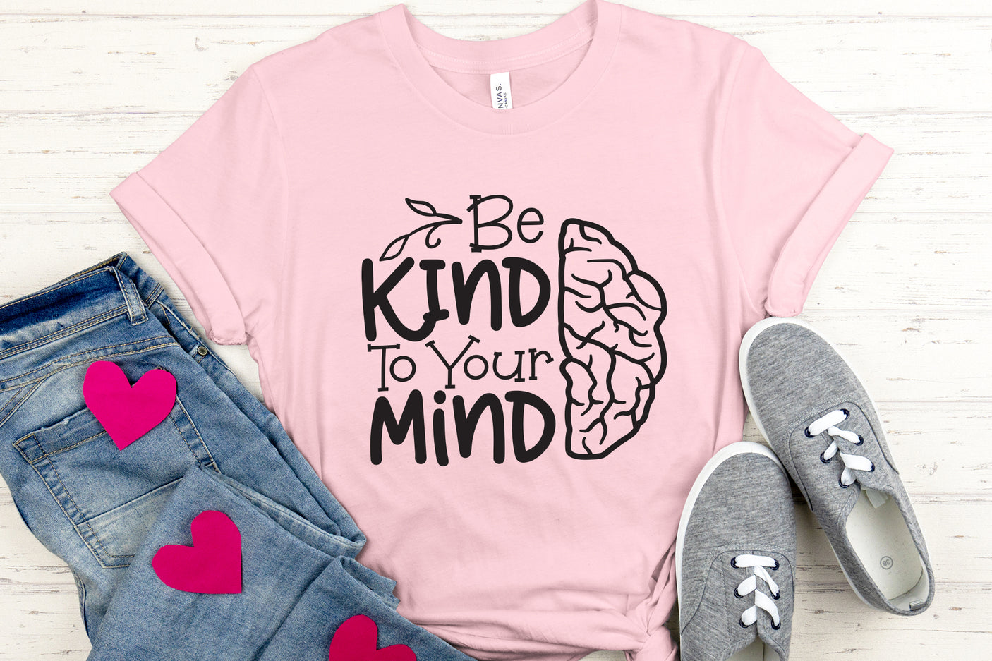 Be Kind to Your Mind - Mental Health SVG Cut File
