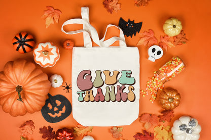 Retro Thanksgiving Sublimation | Give Thanks PNG