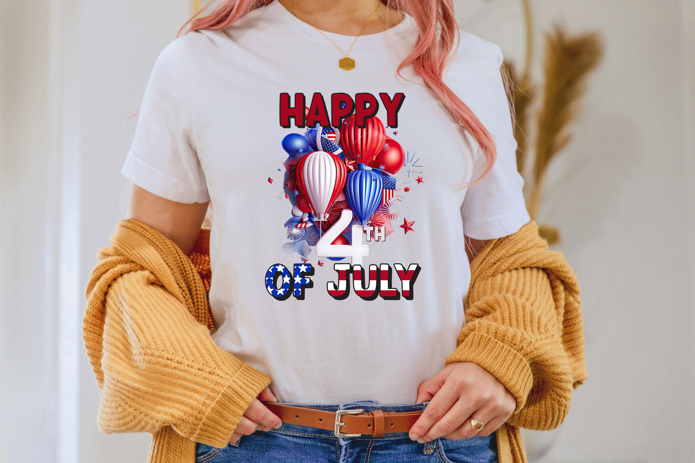 Happy 4th of July PNG Sublimation Design